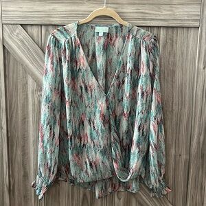 Small, multi colored blouse